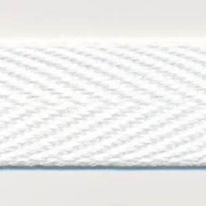 Denim Herringbone Ribbon #00 Ecru