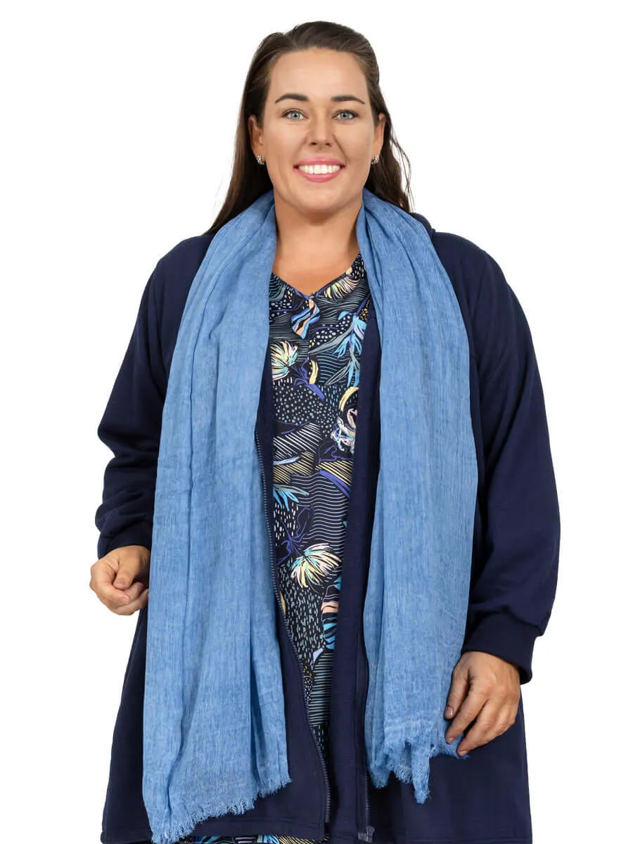 Denim Mist Scarf - Blue