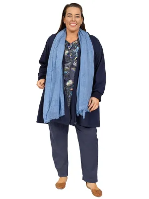 Denim Mist Scarf - Blue