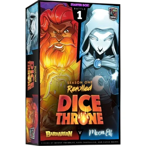 Dice Throne Season One ReRolled 1: Barbarian vs. Moon Elf