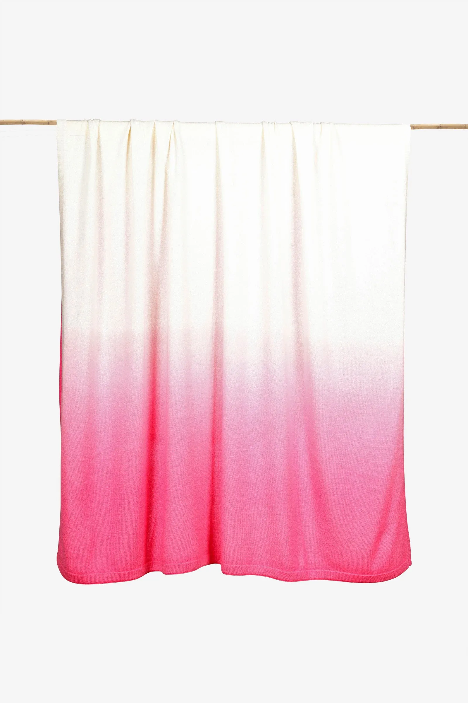 Dip Dye Cashmere Blanket