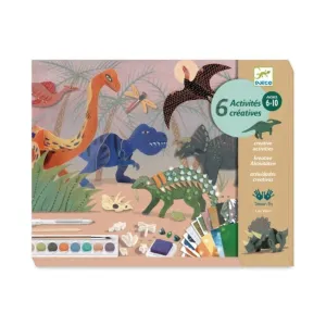 DJECO Le Grand Artist Multi-Activity Craft Kit - The World of Dinosaurs