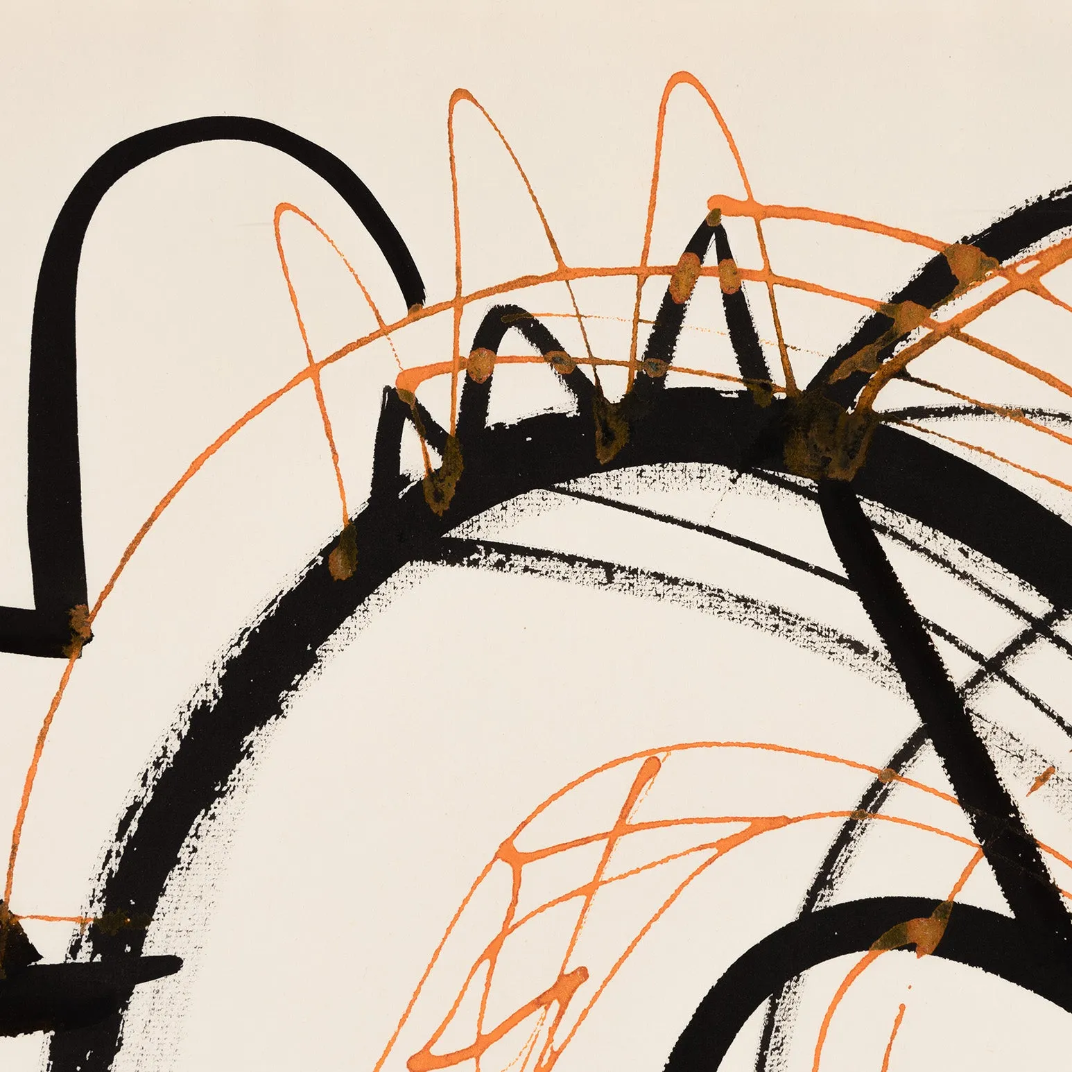 DOROTHY DEHNER “BICEP” INK AND WATERCOLOR, 1954