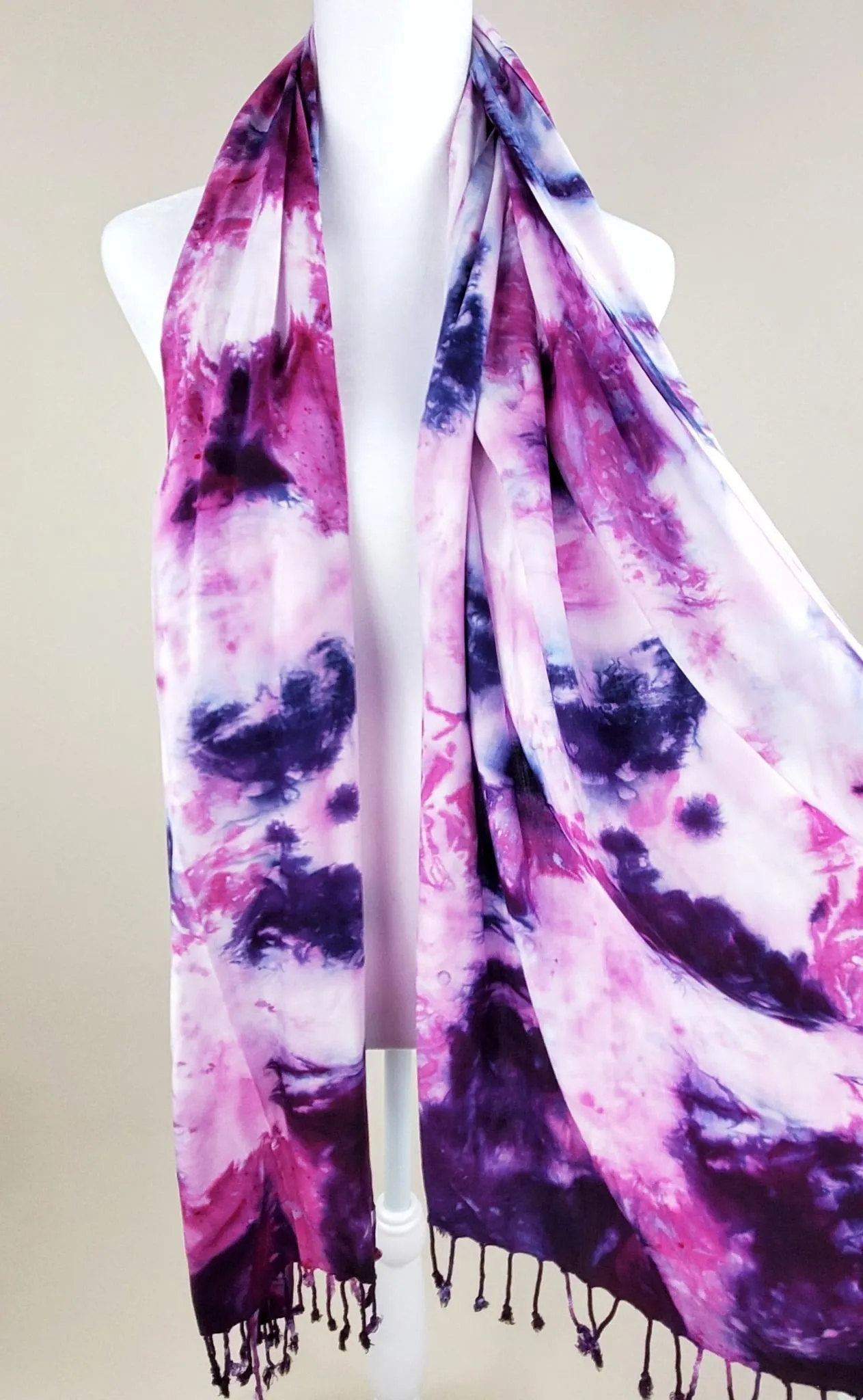 Dragon Fruit Tie Dye Scarf