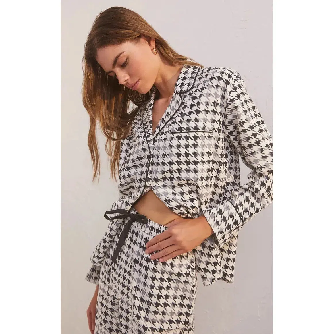 DREAMER HOUNDSTOOTH PJ SET