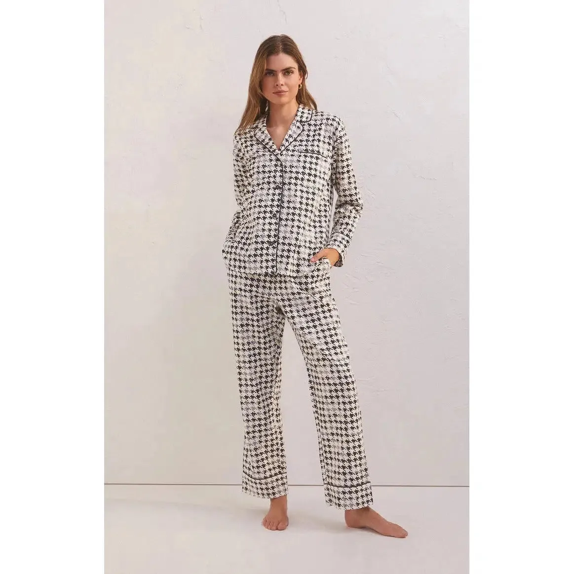 DREAMER HOUNDSTOOTH PJ SET