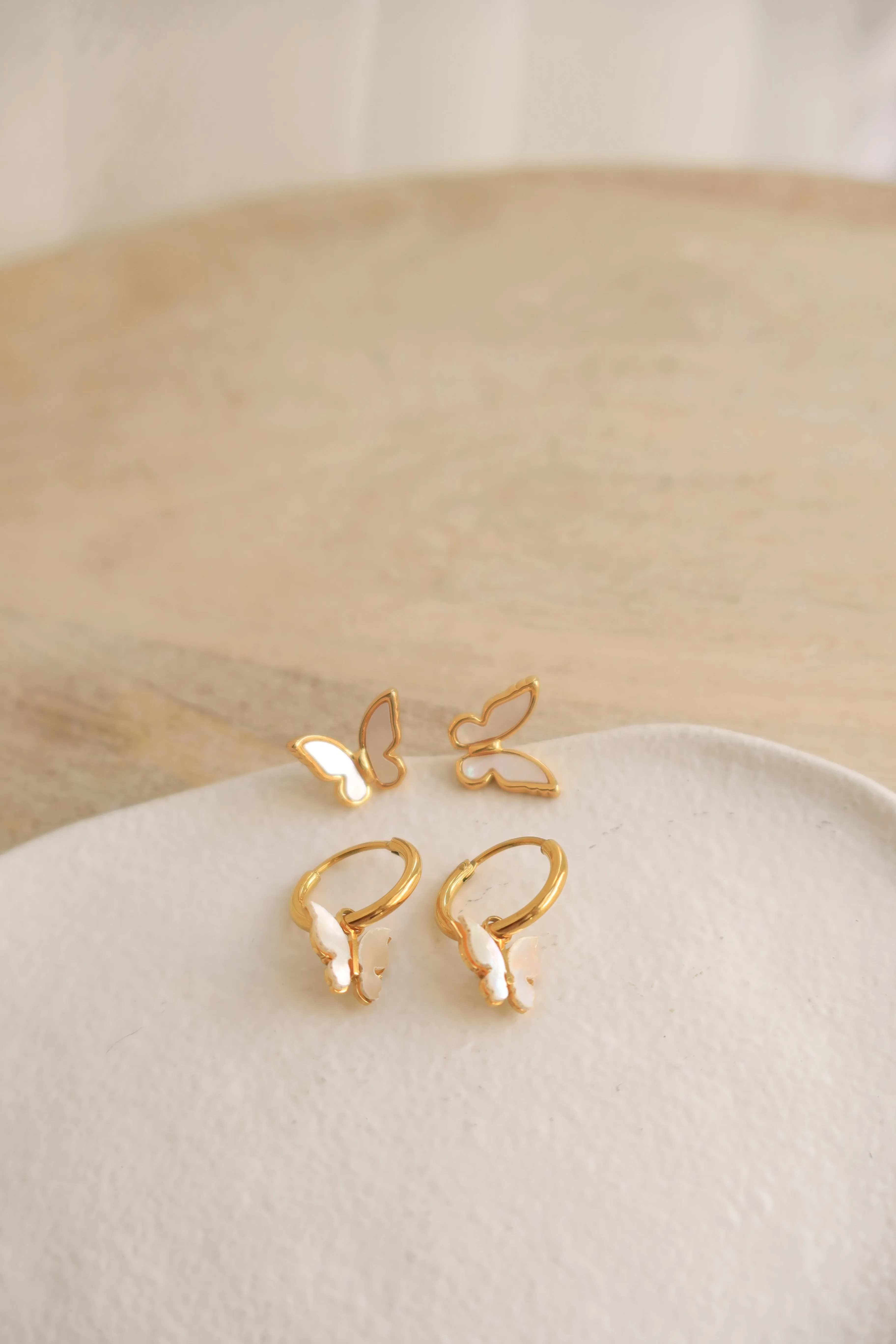 Dreamy Butterfly Hoops