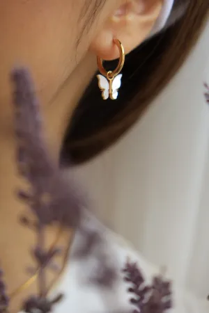 Dreamy Butterfly Hoops