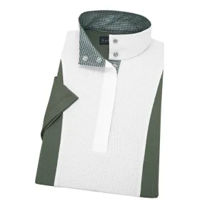 Essex Classics Ladies Luna Performance Houndstooth Short Sleeve Show Shirt