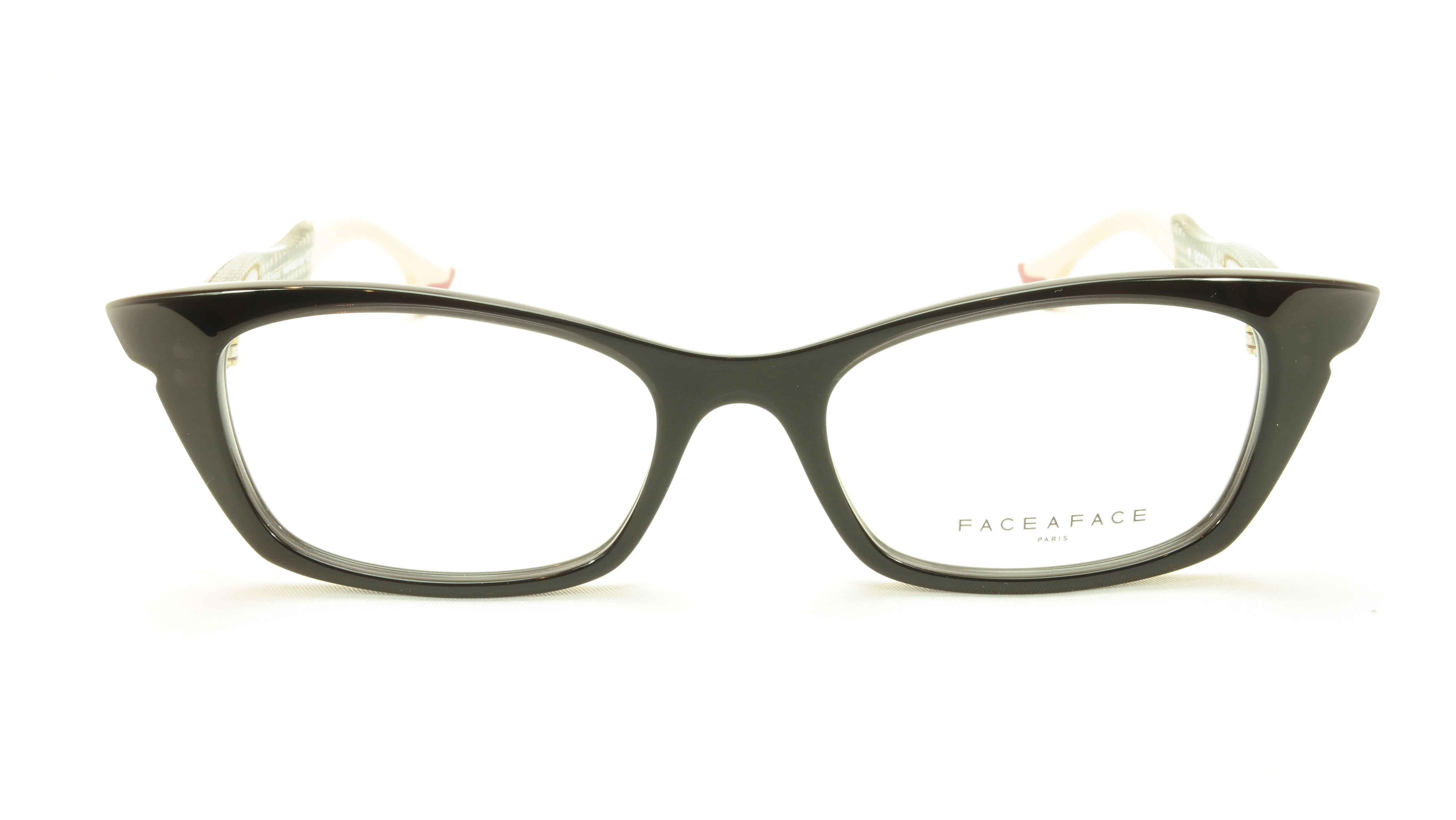 Face A Face Bocca Sixties Dark Mauve Houndstooth Eyewear