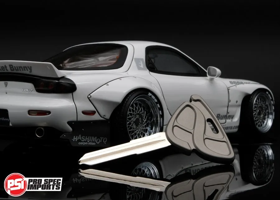 FD3S RX7 Key Blank - Frosted Titanium GR6