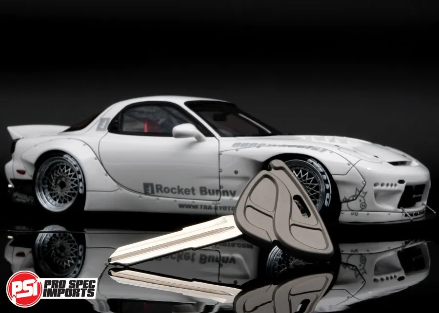FD3S RX7 Key Blank - Frosted Titanium GR6