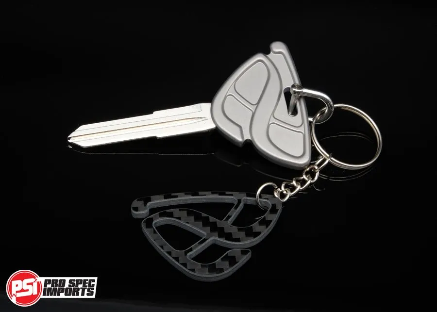 FD3S RX7 Key Blank - Frosted Titanium GR6