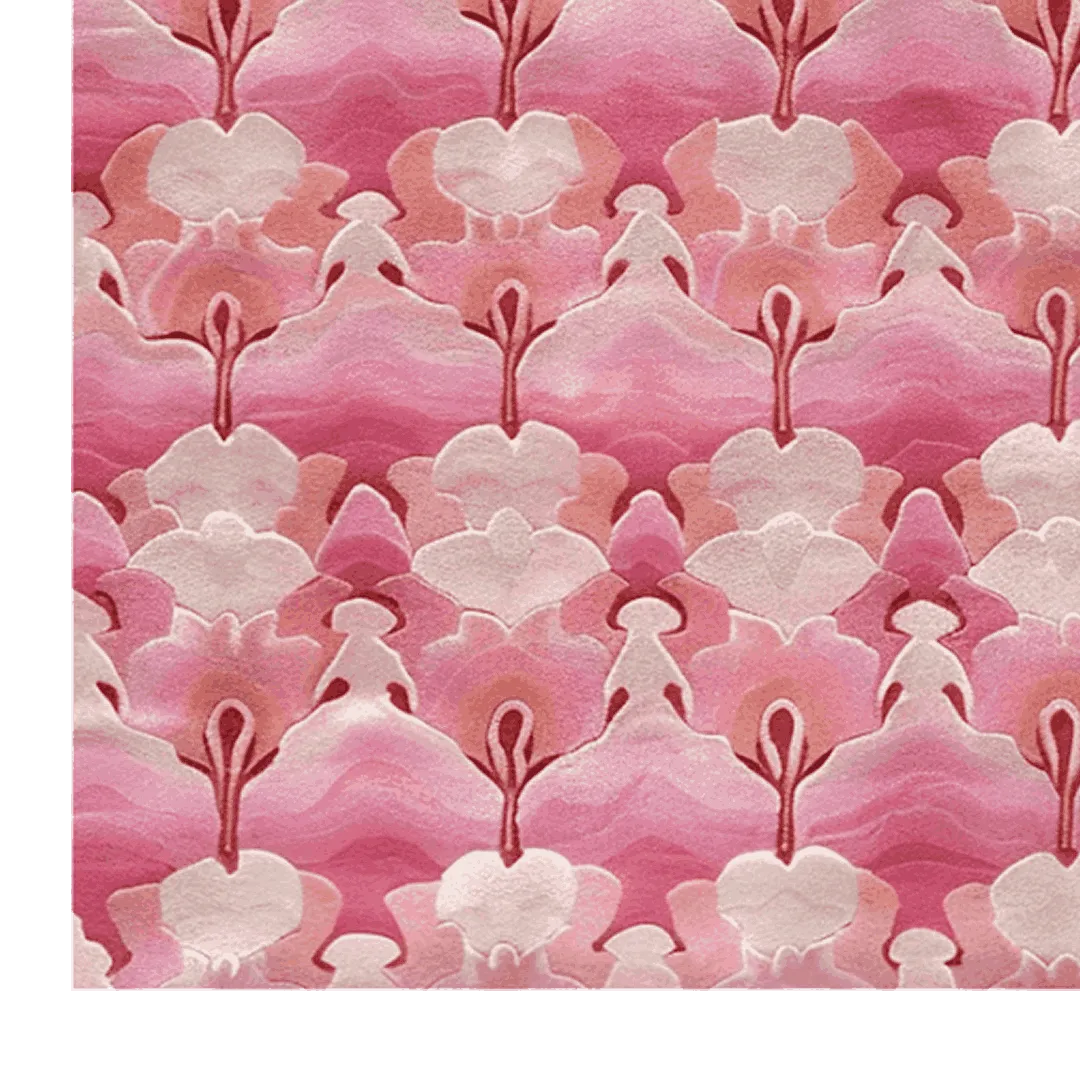 Floral Whisper Hand Tufted Rug