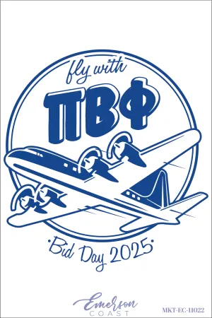 Fly First and Finest Bid Day Design