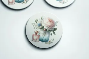 French Perfume   Roses coaster set | French Cottagecore Collection