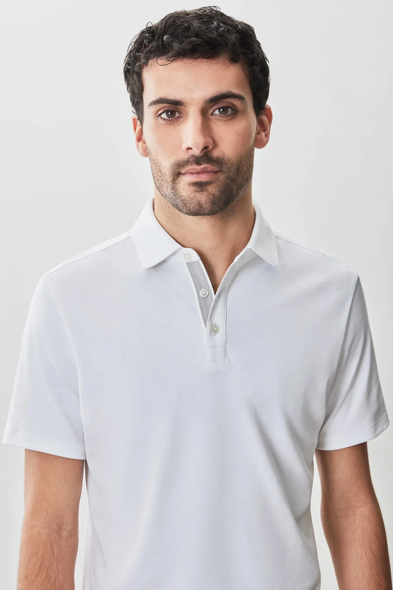 Georgia Short Sleeve Herringbone Polo
