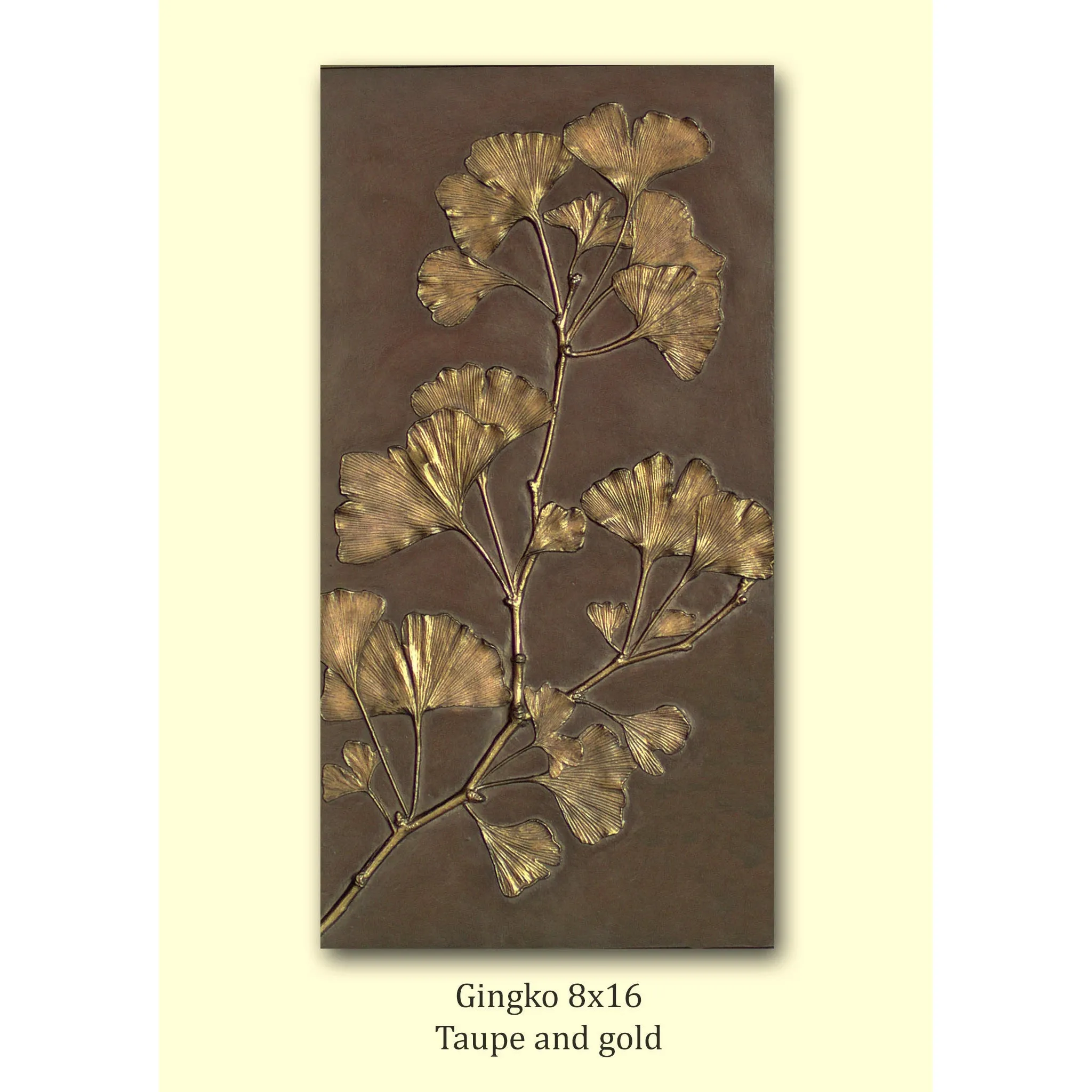 Gingko Wall Art Panels Various Sizes by Blindspot Mirrors Deborah Childress