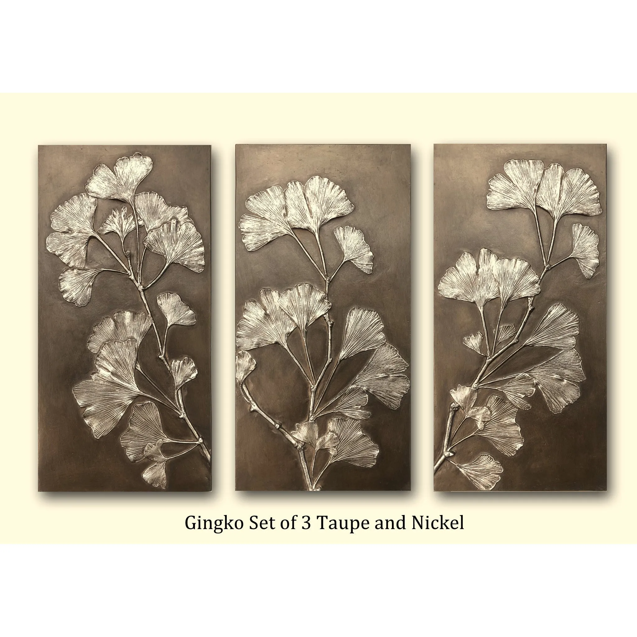 Gingko Wall Art Panels Various Sizes by Blindspot Mirrors Deborah Childress