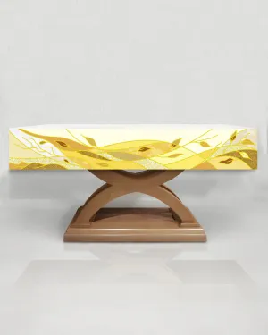 Gold & White Foliage Altar Frontal