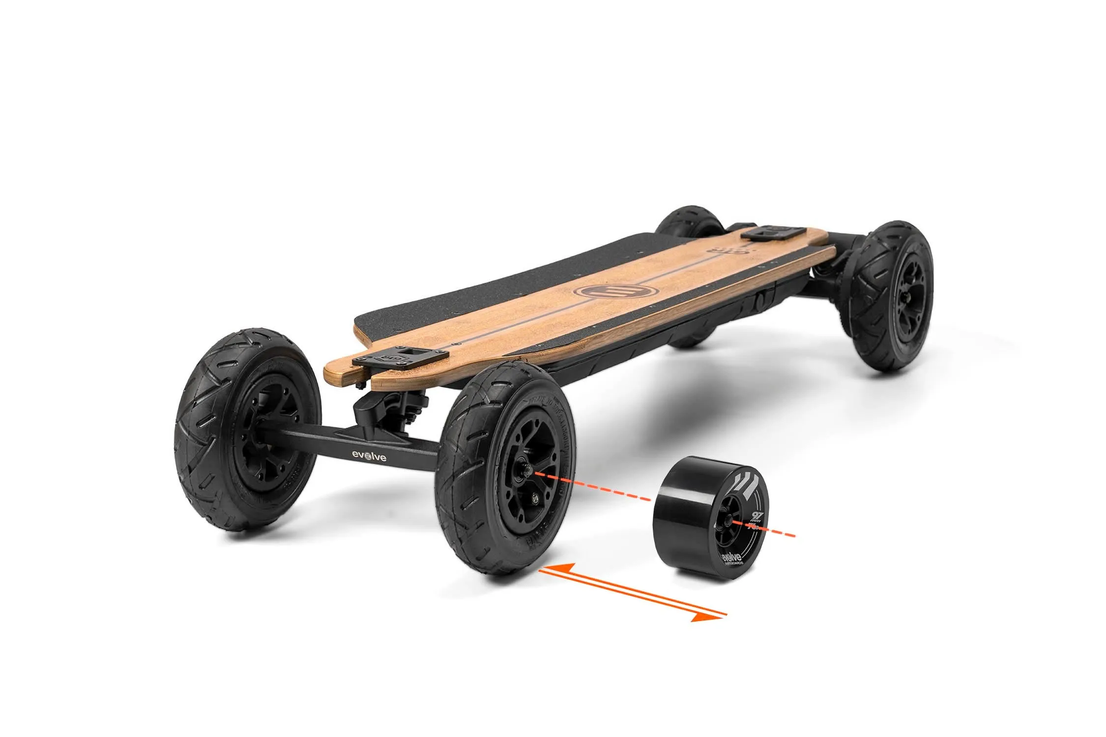 GTR Bamboo Electric Skateboard 2 in 1 Series 2