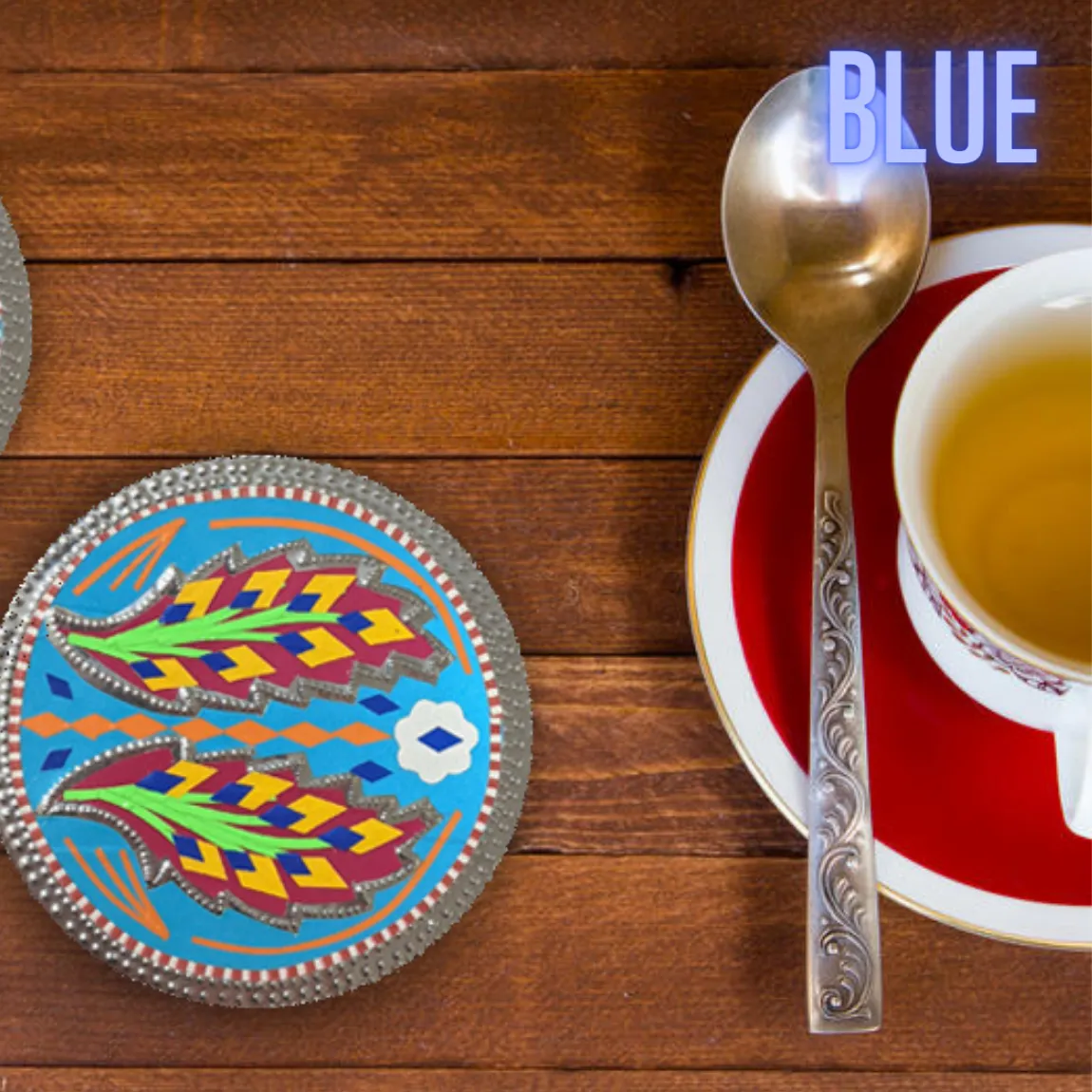 Handmade Truck Art Inspired Abstract Artistic Coasters