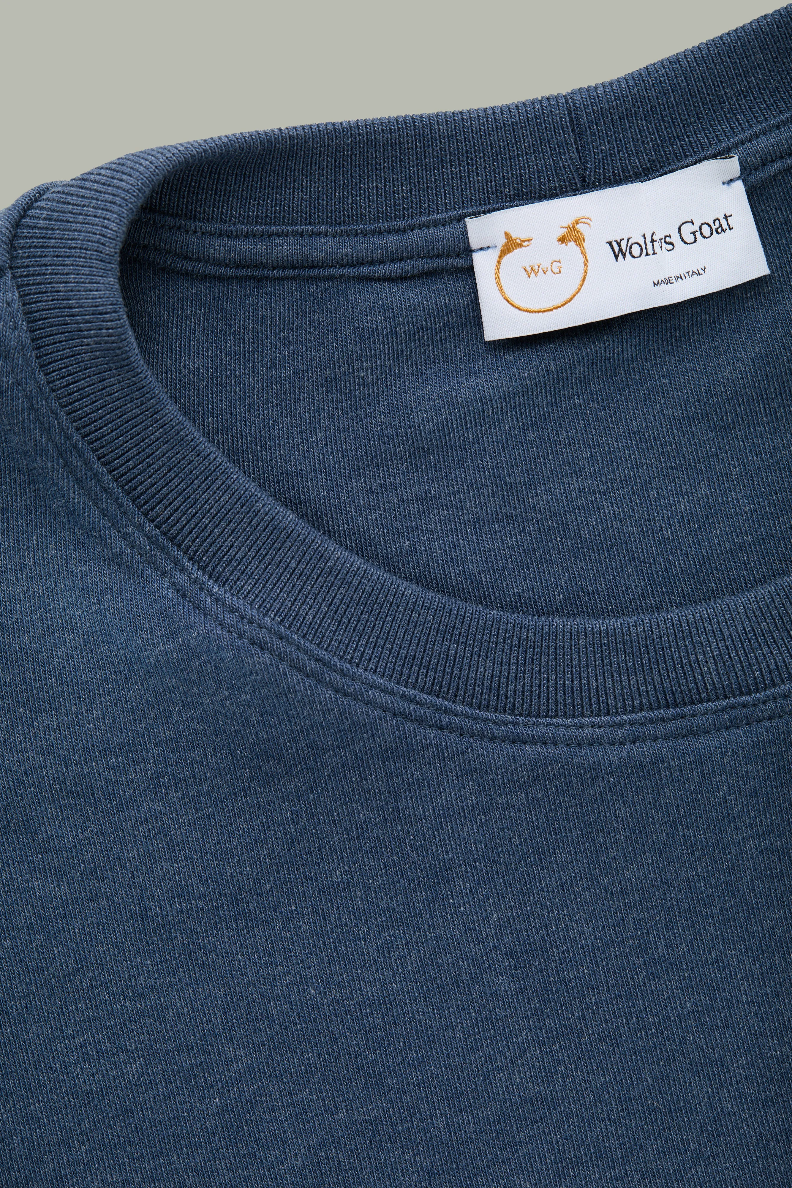 Heavyweight Bamboo Sorona Interlock Short Sleeve Crew Navy