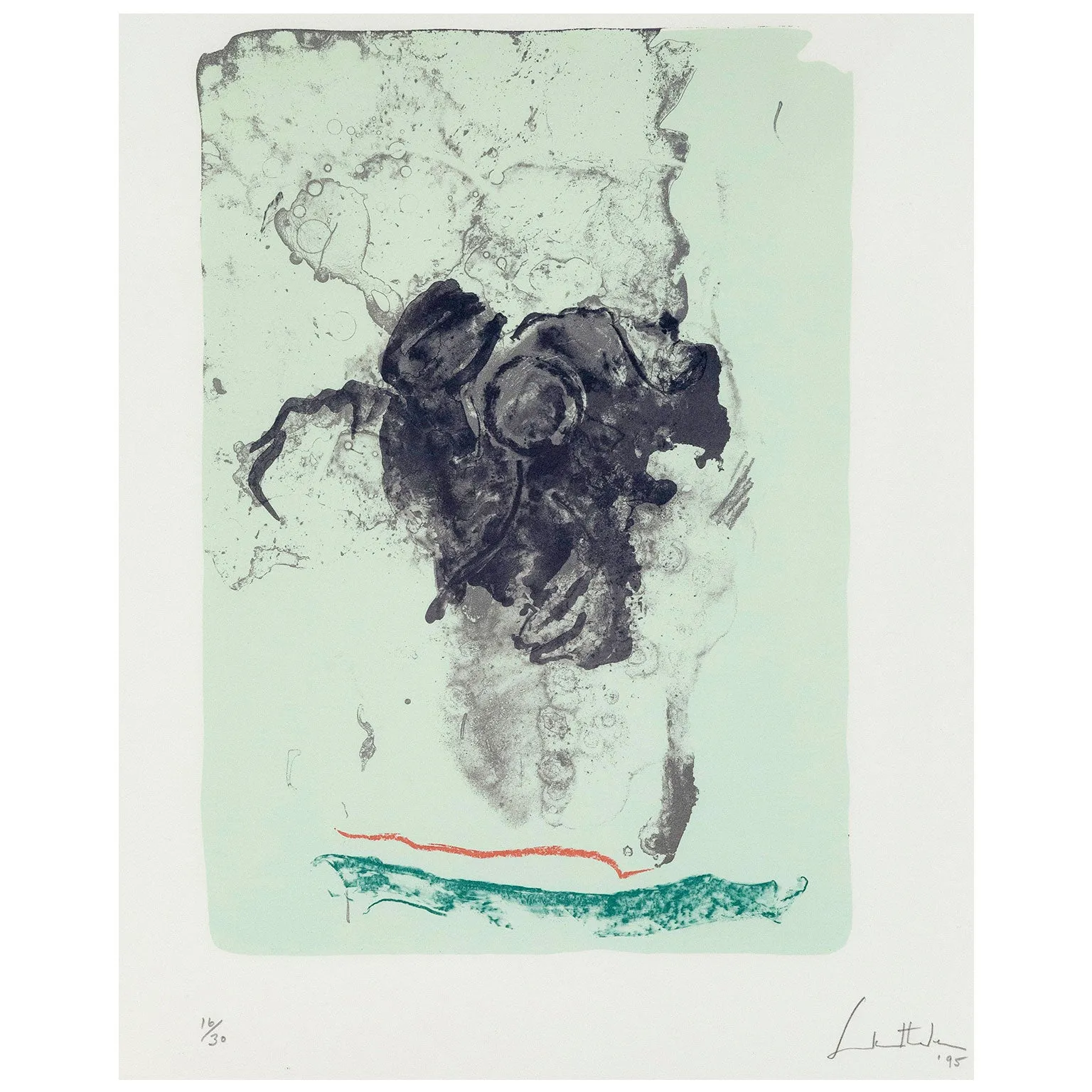 HELEN FRANKENTHALER, "REFLEXIONS XI", 1995