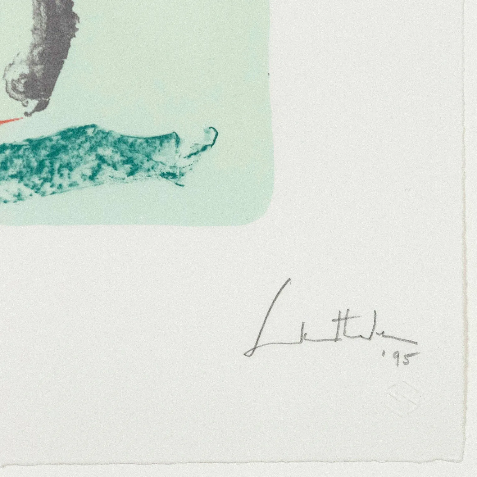 HELEN FRANKENTHALER, "REFLEXIONS XI", 1995
