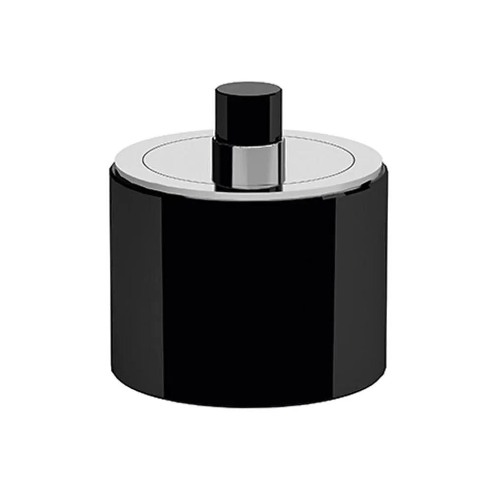 Heritage Pure Cotton Box - Free Standing - 4" Brass/Polished Chrome/Black
