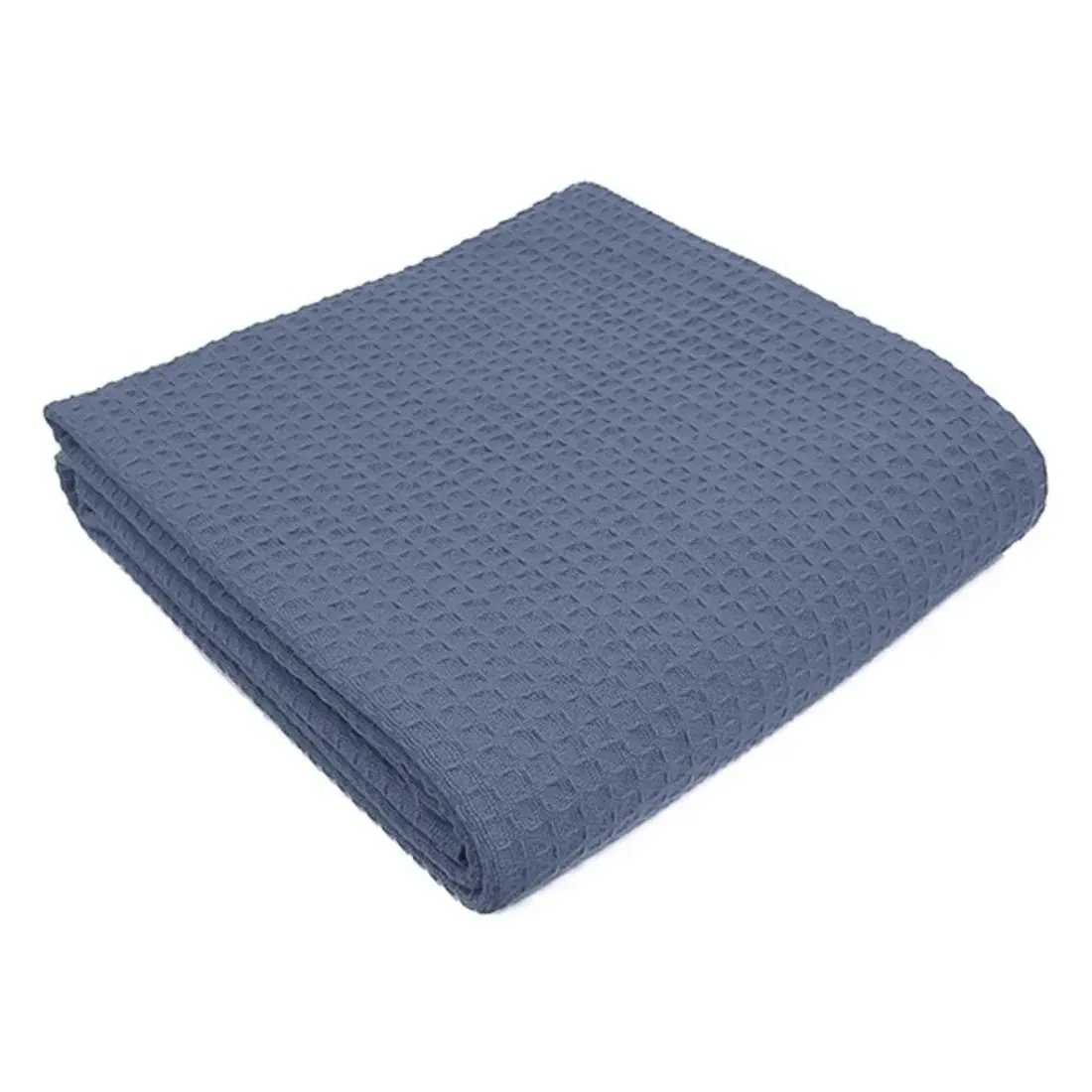 Herringbone & Honeycomb Weave Cotton Thermal Blanket 2 PK