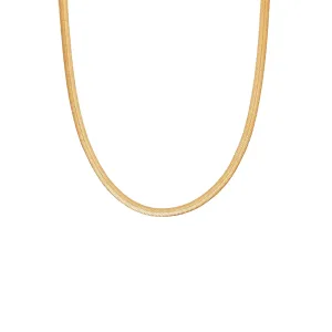 HERRINGBONE NECKLACE GOLD
