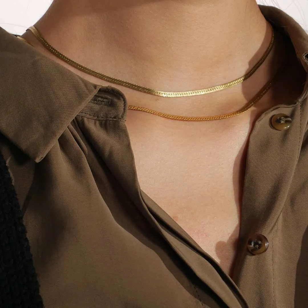 Herringbone Slim Necklace