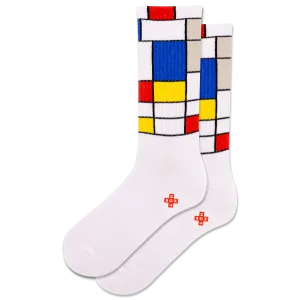 HOTSOX Men's Mondrian Active Crew Sock