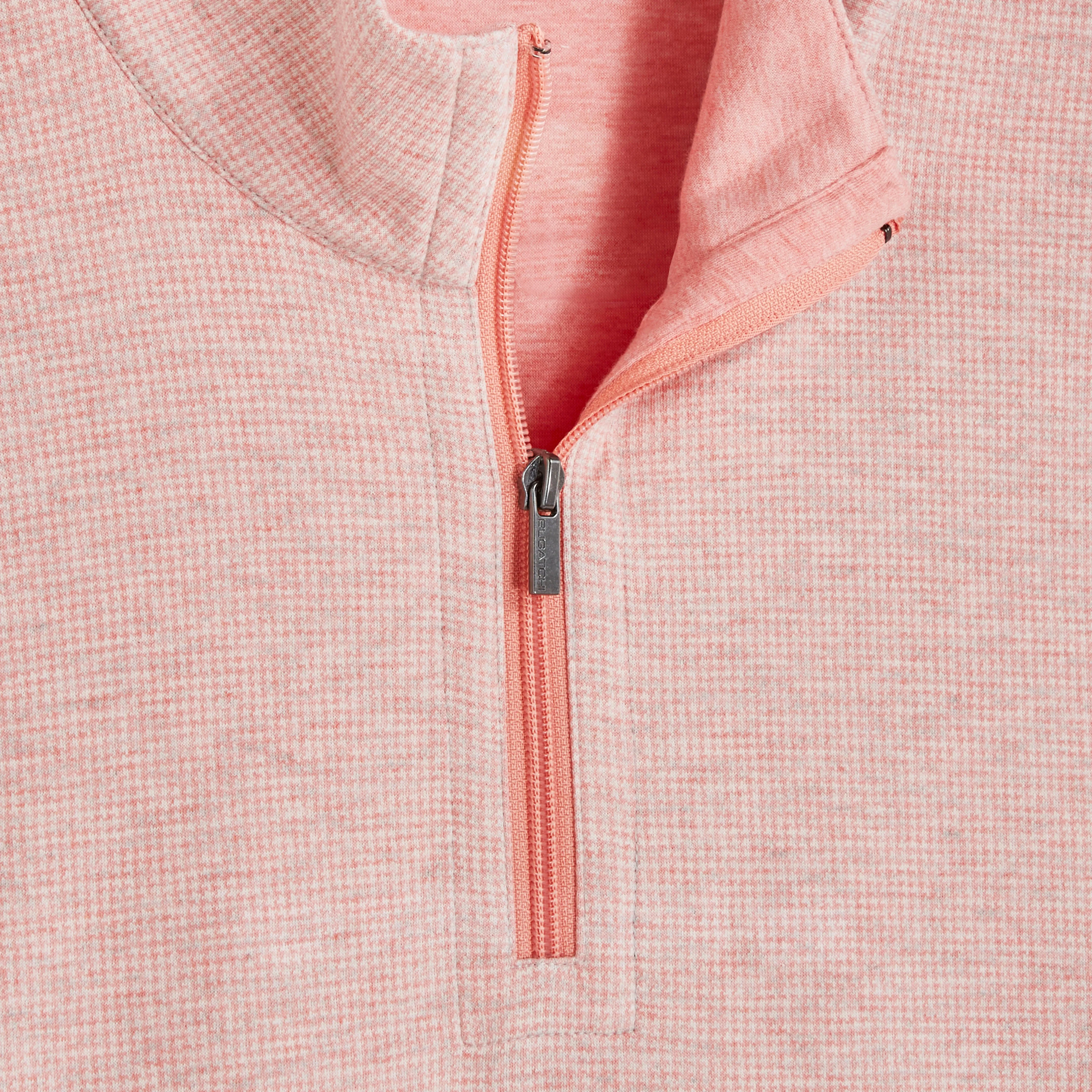 Hound's Tooth Quarter Zip Pullover