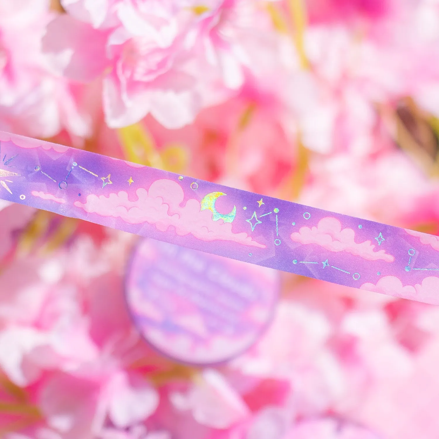 In the Clouds - holographic foil washi tape