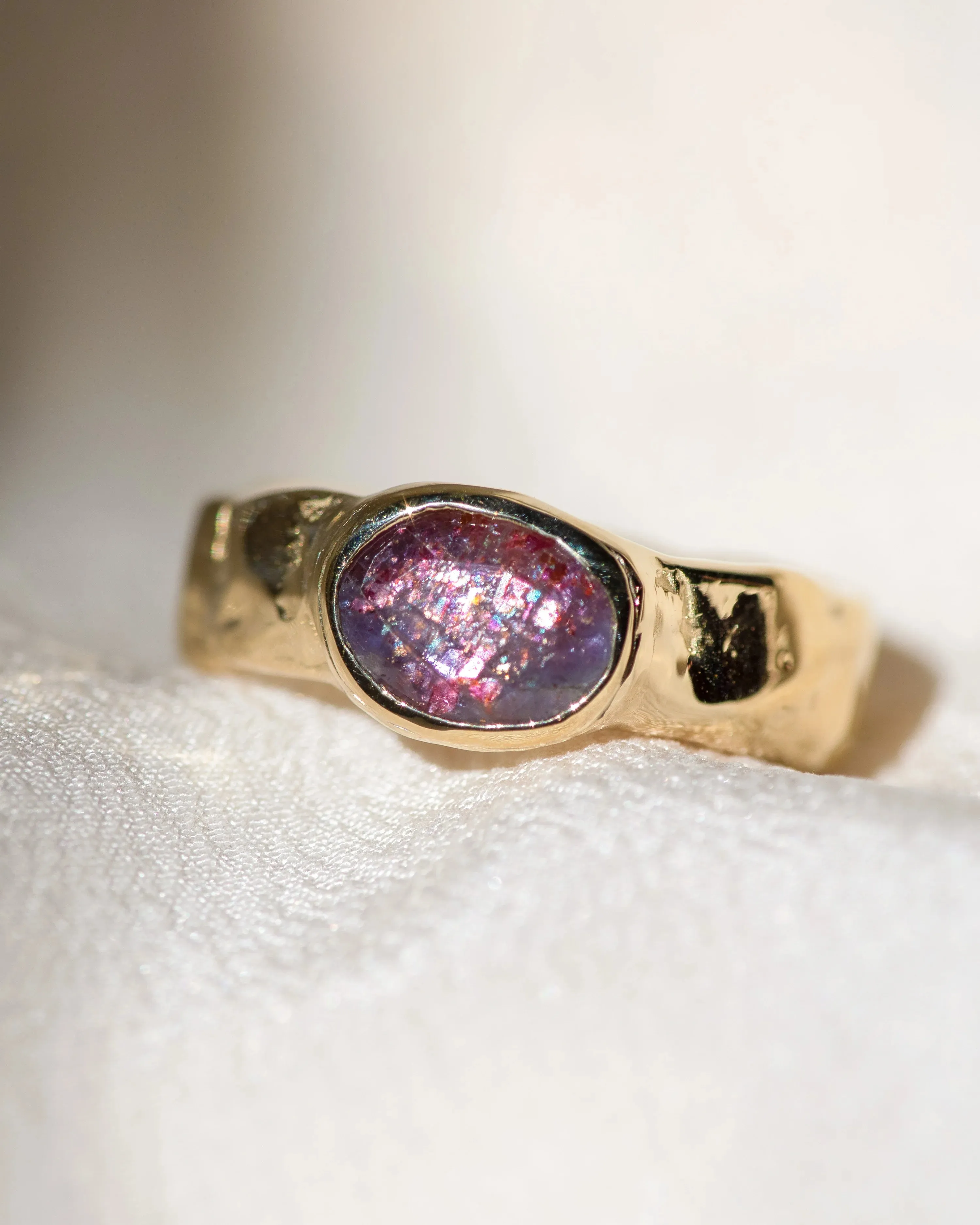 intergalactic iolite sunstone band