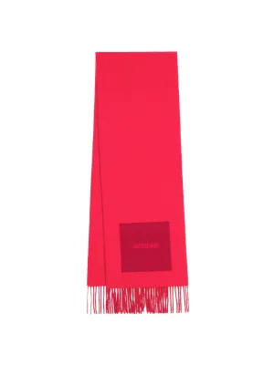 Jacquemus l'Ecarpe Rond Carre in Multi-Red