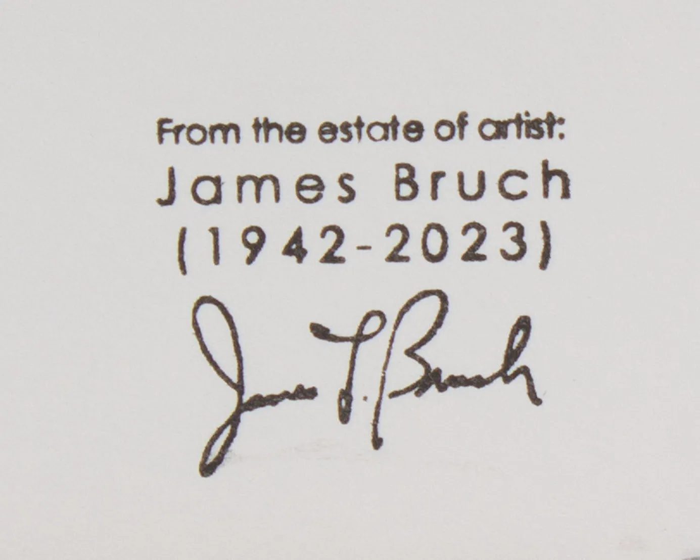 James Bruch Abstract Mixed Media Painting