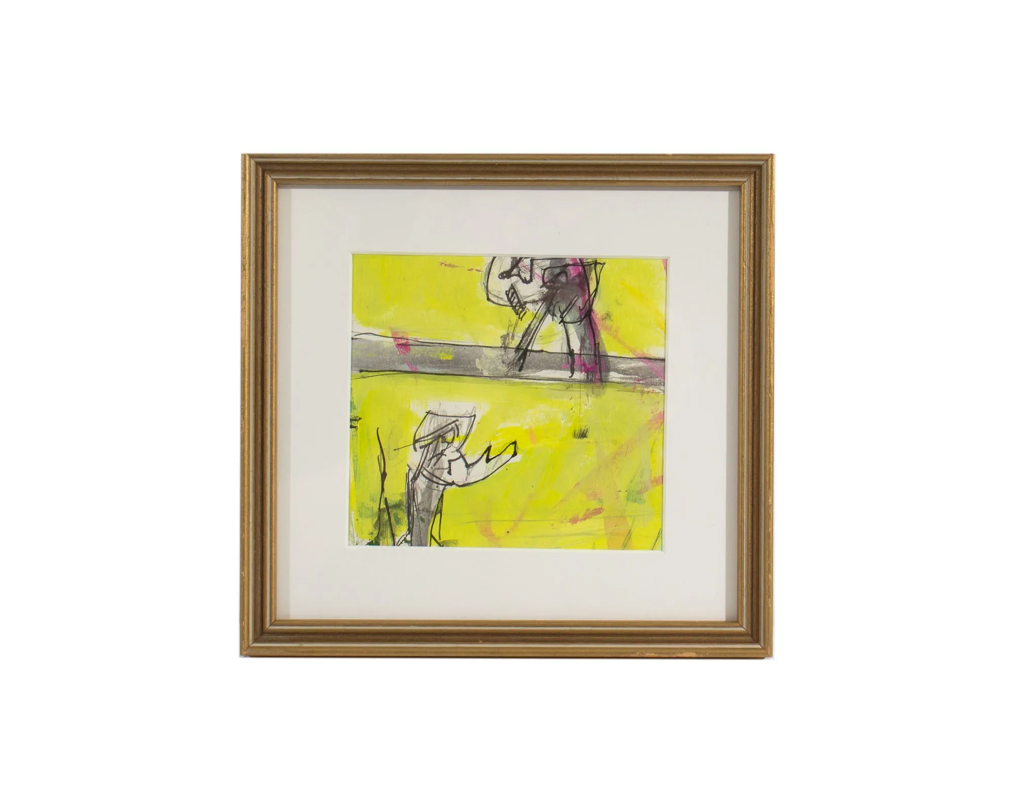 James Bruch Abstract Mixed Media Painting