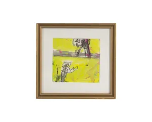 James Bruch Abstract Mixed Media Painting