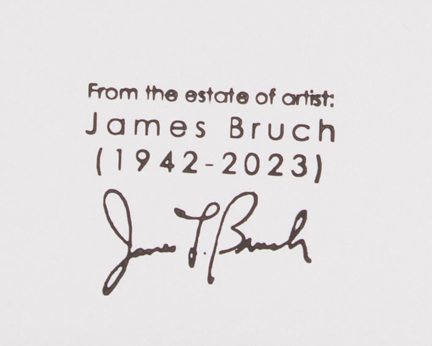 James Bruch Abstract Mixed Media Painting