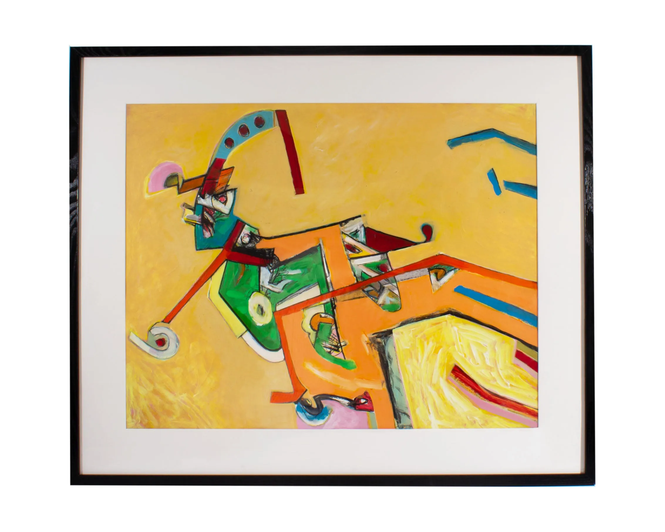 James Bruch Abstract Mixed Media Painting