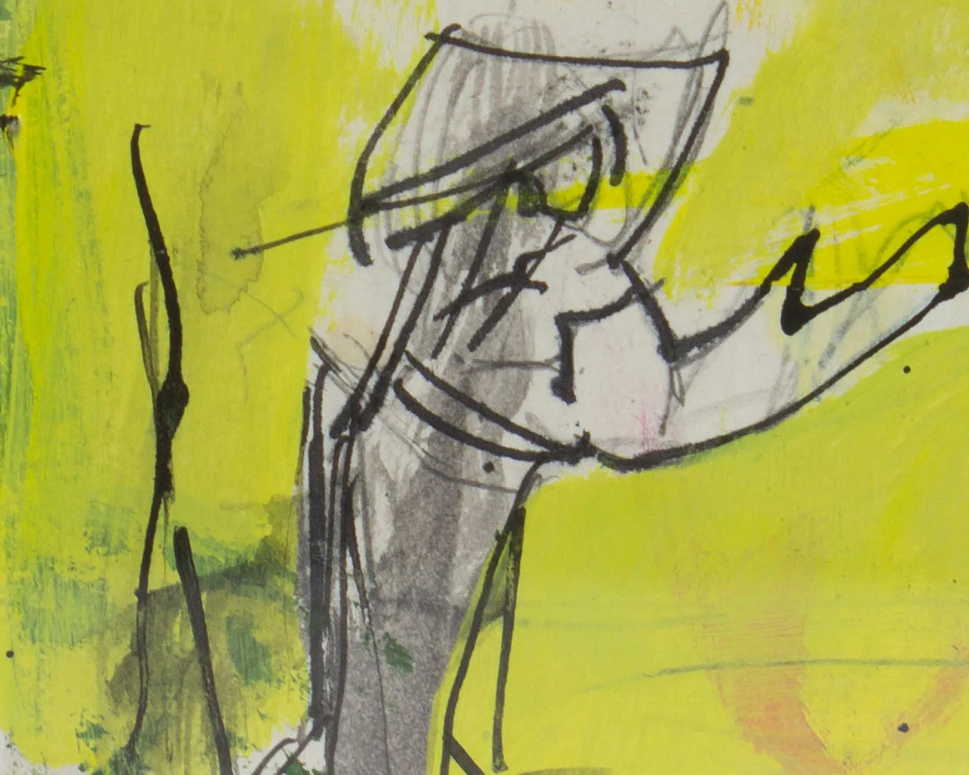 James Bruch Abstract Mixed Media Painting
