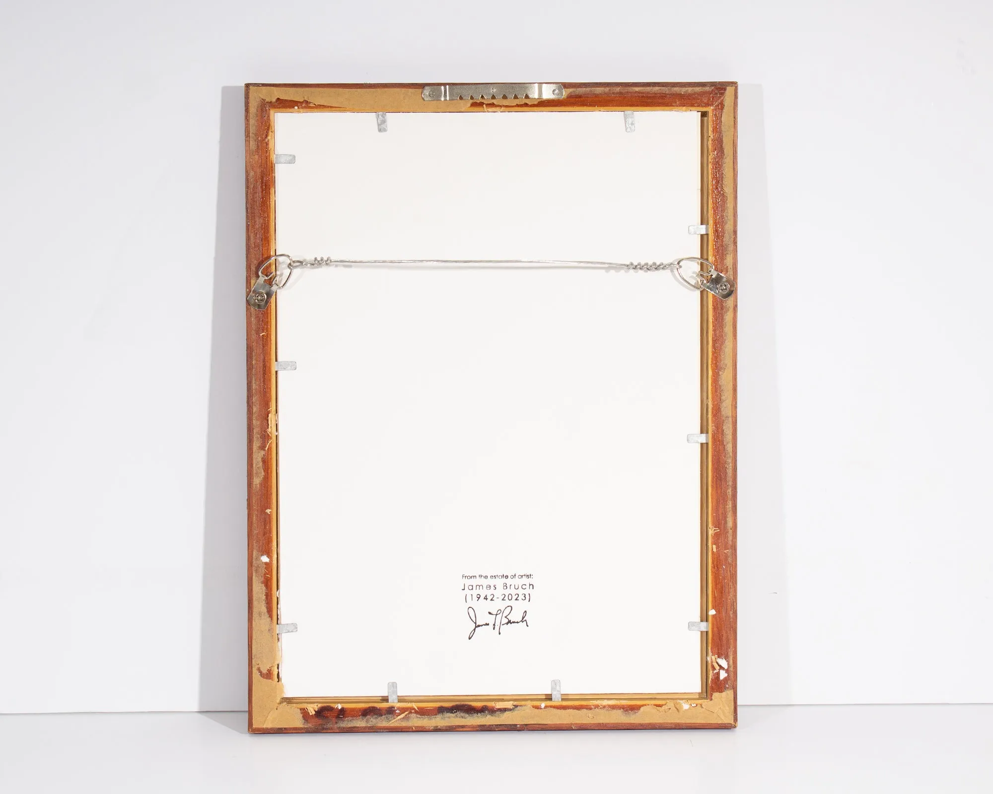 James L. Bruch Abstract Mixed Media Painting