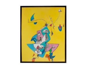 James L. Bruch Abstract Mixed Media Painting