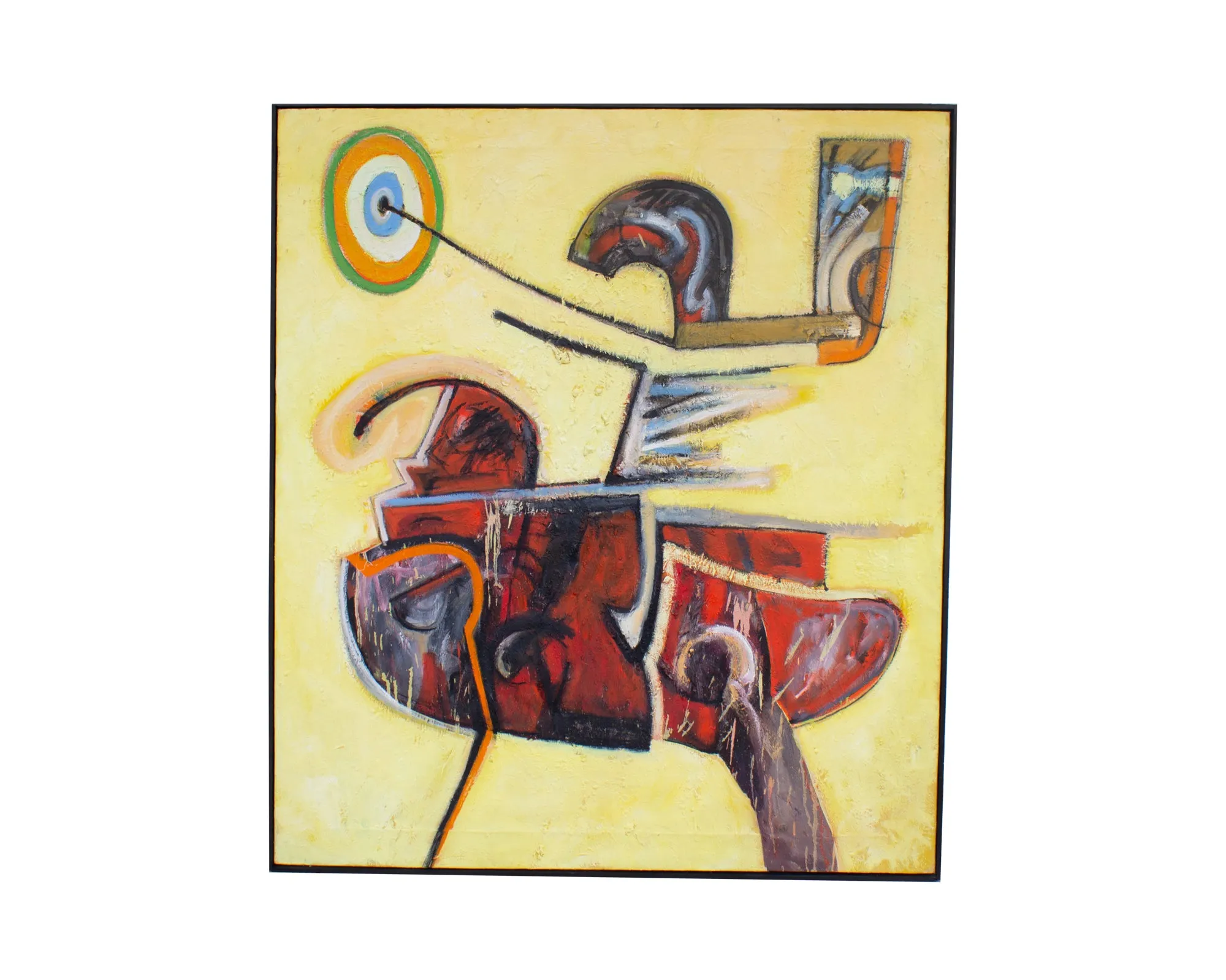 James L. Bruch Abstract Oil on Canvas Painting