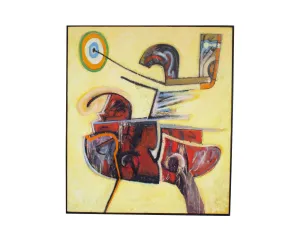James L. Bruch Abstract Oil on Canvas Painting