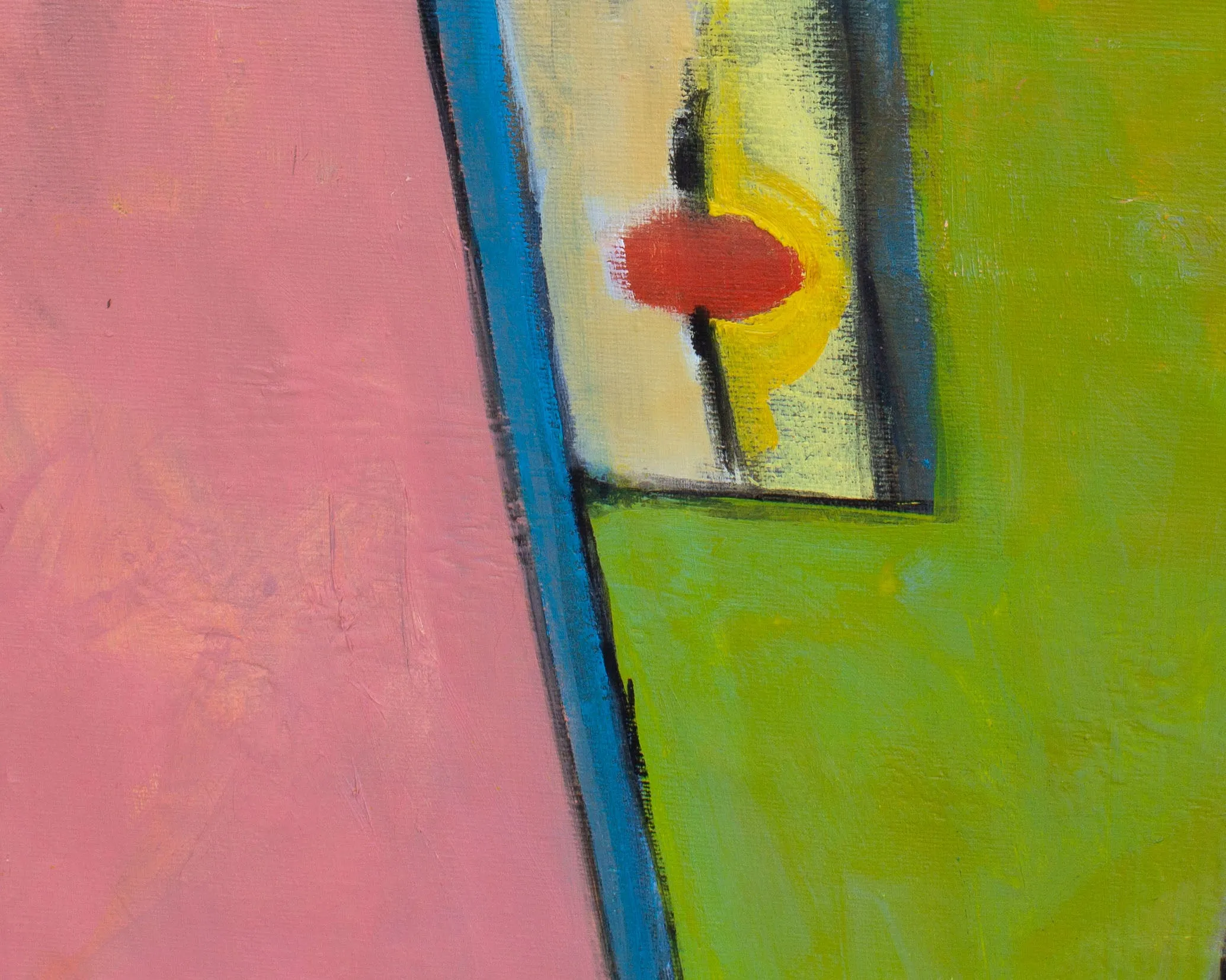 James L. Bruch Abstract Oil on Canvas Painting