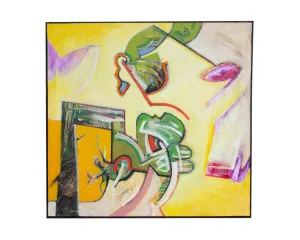 James L. Bruch Abstract Oil on Canvas Painting